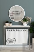 Resim TALAŞTOZUM Gümüş - Beyaz Petek Üstü Raf Dresuar 60 Cm (50 Cm Petege Uygundur) 