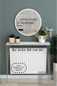 Resim TALAŞTOZUM Gümüş - Beyaz Petek Üstü Raf Dresuar 60 Cm (50 Cm Petege Uygundur) 