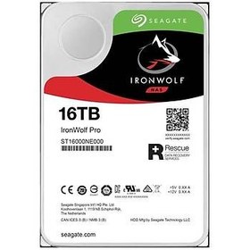 Resim SEAGATE 3.5 IRONWOLF PRO SATA3 16 TB 7200RPM 256MB ST16000NT001 (5 YIL RESMI DIST GARANTILI) 