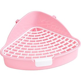 Resim Suntek Tavşan Çöp Tavası Küçük Hayvan Lazımlık Pembe 