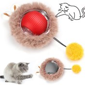 Resim Tüylü Şarjlı Kedi Oyuncağı 