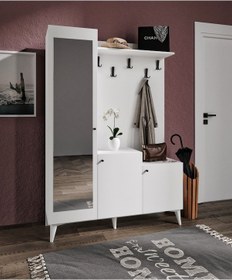 Resim Kardelen 9 Bölmeli Aynalı Portmanto 180 x 125 