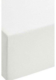 Resim 3 Adet Düz Pamuklu Tek Kişilik 80 X 200 + 30 Cm Lastikli Penye Çarşaf Beyaz 