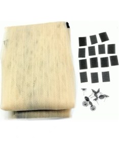 Resim Ozcmax Mıknatıslı Kapı Sinekliği Tülü-Krem ( 105 x 205 ) 