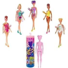 Resim Barbie Renk Değiştiren Süpriz Barbie Kum Ve Güneş Serisi Gwc57 
