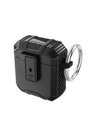 Resim Apple Uyumlu AirPods Kılıf Zore Airbag 27 Silikon-Siyah Siyah 