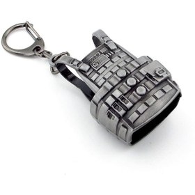 Resim Solfera Çelik Yelek Savaş Siyah Renkli Metal Anahtarlık Kc021 