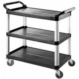 Resim Empero EMP.PSV.03 Plastik Servis Arabası - 3 Katlı - Etrafı Açık 