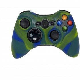 Resim YUES Xbox 360 Gamepad Silikon Kılıf Joystick Koruyucu Kılıf Mavi Yeşil 