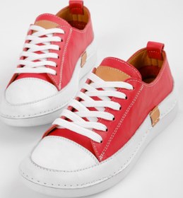 Resim MY DERİ Racy Kadın Hakiki Deri Bağcıklı Günlük Ayakkabı Sneaker 3562 