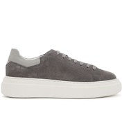 Resim Derimod Erkek Gri Bağcıklı Kalın Tabanlı Süet Deri Sneaker 25SFD612910 
