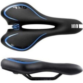 Resim Tex Xbyc 1799 Jelli Sele Gel Destekli Sele Ortopedik Mtb Koltuk Siyah-Lacivert 