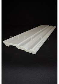 Resim Diecor Dekoratif Boyanabilir 20 Adet 12 Cm Polistren Süpürgelik Beyaz 12 Cm Model:xa164 