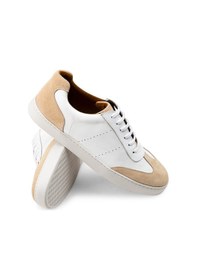 Resim Deery Hakiki Deri Bej Sneaker Erkek Ayakkabı - 01881mbejc01 Bej 