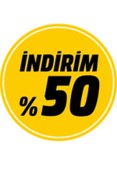 Resim TABLOX Mağaza Dönkartı %50 Indirimii Yazılı Çift Yön Baskılı Dönkart 