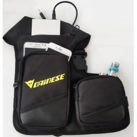 Resim Motobros Motosiklet Dainese Bacak Çantası Bel Çantası 