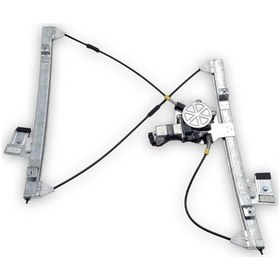 Resim VW Polo HB 1994-99 Sol Ön Kapı Cam Mekanizması Motorlu 6N4837461 