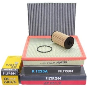 Resim Opel Astra J 1.4 1.6 A14xer/a16xer Bakım Filtre Seti Karbonlu Polen Filtron Marka 