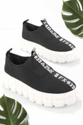 Resim Bambi Siyah Streç Kadın Sneaker K01122001217 