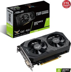 Resim GTX1650 4GB TUF GTX1650-O4GD6-GAMING GDDR6 128bit HDMI DVI DP PCIe 16X v3.0 Asus