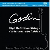 Resim Godin E-9 Electric High-Definition Elektro Gitar Teli (9-46) 