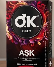 Resim Okey Aşk Prezervatif 15 Li Kutu CONDOM Özel Üretim 