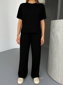 Resim MODA Modal kumaş yarım kollu eşofman takımı 