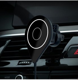 Resim Butu C15 15w Araç Manyetik Kablosuz Şarj Cihazı 