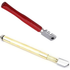 Resim Depolife Cam Kesici Elmas Seti 2'li Elmaslı Cam Fayans kesici Kalem 