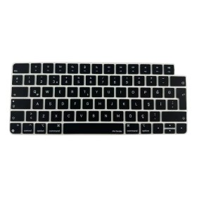 Resim Hype Store Magic Keyboard 3 ile Uyumlu Klavye Koruyucu A2449 A2450 A3118 A3203, Touch Id Uyumlu, Silikon 0.3 mm 