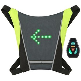 Resim Lemestar Gece Bisiklet Turu Icin 30 Led Işıklı Kablosuz Kumanda Kontrollü Çanta Klipsi - Gri Görünürlük Ve Güvenlik Artırıcı Gri 