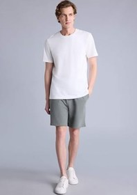 Resim DeFacto Sweatshirt Kumaşı Şort W1105AZ26SM Erkek 