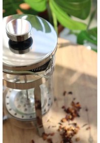 Resim Cam French Press 350 Ml Çok Renkli 