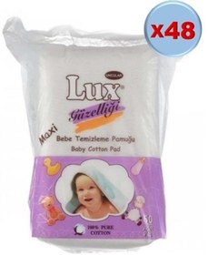 Resim LUX Maxi Bebek Temizleme Pamuğu 60 Lı 48 Adet 