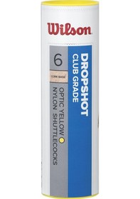 Resim Wilson Badminton Topu Dropshot 6'lı Sarı Wrt6046ye 
