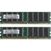 Resim Reedark 2 Adet 1gb Ddr1-400mhz Pc3200 Masaüstü Bellek Modülü - Cl3 Gecikme 