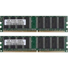Resim Reedark 2 Adet 1gb Ddr1-400mhz Pc3200 Masaüstü Bellek Modülü - Cl3 Gecikme 