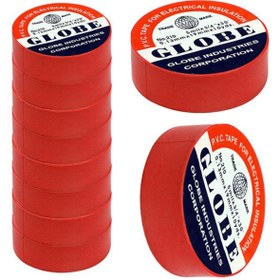 Resim Genel Markalar Globe 0.13Mmx19Mm İzole Bant 10'Lu Kırmızı 