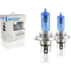 Resim Sentinel 12v 60w/55w H4 Halojen Beyaz Işık Ampul 5000k 1450 Lumen 