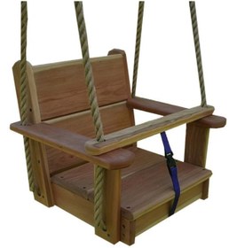 Resim Bamena Wood Yumion Ahşap Salıncak 