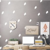 Resim Genel Markalar 30 Adet Şimşek Şekli Bebek Ve Çocuk Odası özel yeni sticker, Dekoratif Duvar özel yeni sticker 