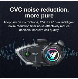 Resim Prepare Y80 Bluetooth 5.3 Motosiklet Kulaklık 