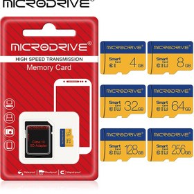 Resim Microdrive Yüksek Hızlı Mikro TF SD Kartı 4GB'den 256GB'a Sınıf 10 U3 C10 Bellek Kartı - Su Geçirmez, Darbeye Dayanıklı, Manyetizmaya Karşı Korunaklı - Akıllı Telefonlar, Kameralar, Tabletler ve Dizüstü Bilgisayarlar için 100MB/s'ye Kadar Hız, Çok Yönlü Uyumluluk | Yüksek Hız Performansı | Güvenilir Veri Kartları, MicroDrive 