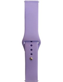 Resim Ensueno Galaxy Uyumlu Watch 42mm Band Serisi 20mm Klasik Kordon Silikon Strap Kayış-lila 