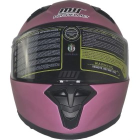 Resim Motoanl Motosiklet ve Bisiklet Mini Çocuk Kaskı Full Face Ce Sertifikalı Child Motor Kask Fuchsia 