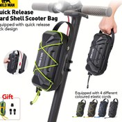 Resim Sert Kabuk Scooter Çantası, Hızlı Açılan Bisiklet Gidon Çantası, Elektrikli / Katlanır Bisikletler ve Scooterlar İçin Evrensel Fit 