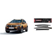Resim Cam Rüzgarlığı Yeni Sandero / Stepway 2021 Ön / Arka Sport Style Sunpleks Sp-s-129 