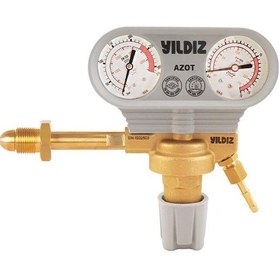 Resim Yıldız 5331S 10 Bar Azot Nitrojen Basınç Düşürücü Saat 0-10 Bar 