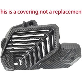 Resim Hightower Honda Adv160/pcx160 Radyatör Koruması - Modifiye Fiber Desenli Dayanıklı Motor Aksesuarları 