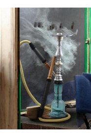 Resim Genel Markalar Pirinç Nikel Nargile Takımı, Kahveci Nargile Takımı Marpuçsuz,tat Tutmalık Kaliteli Nargile 